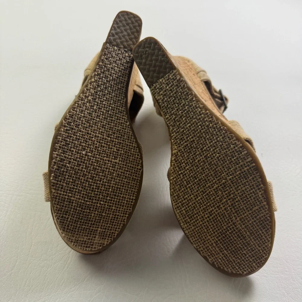 Toms strappy cork